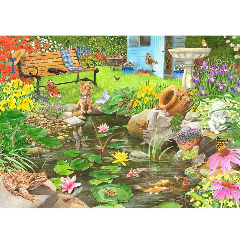 Puzzle - Holdson - Garden Visitors Frogs 1000Pc