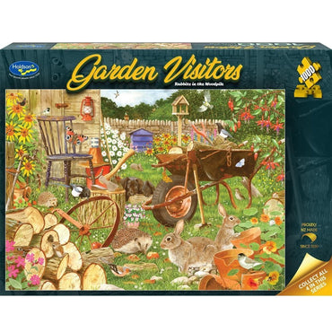 Puzzle - Holdson - Garden Visitors Rabbits 1000Pc
