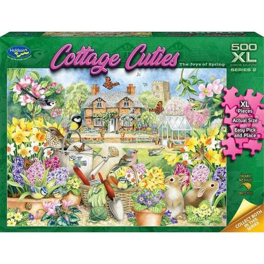 Puzzle - Holdson - Cottage Cuties Series 2, Joys of Spring - 500Pc