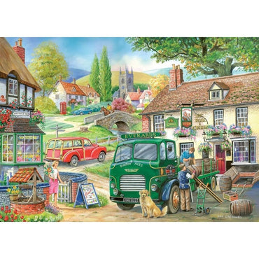 Puzzle - Holdson - Country Charm, Roll out the Barrel - 1000Pc