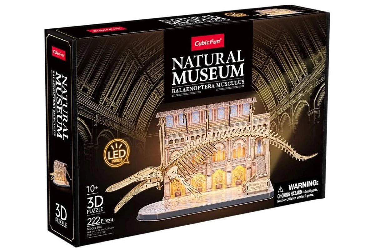 3D Puzzle - Natural Museum Blue Whale