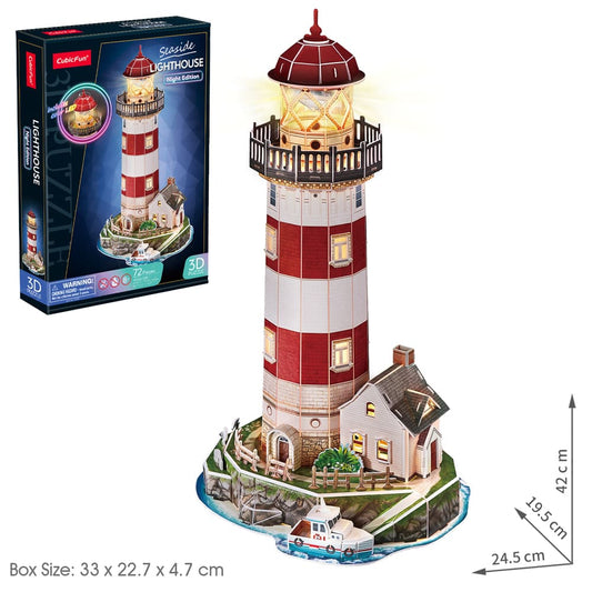 3D Puzzle - Lighthouse Night Edition
