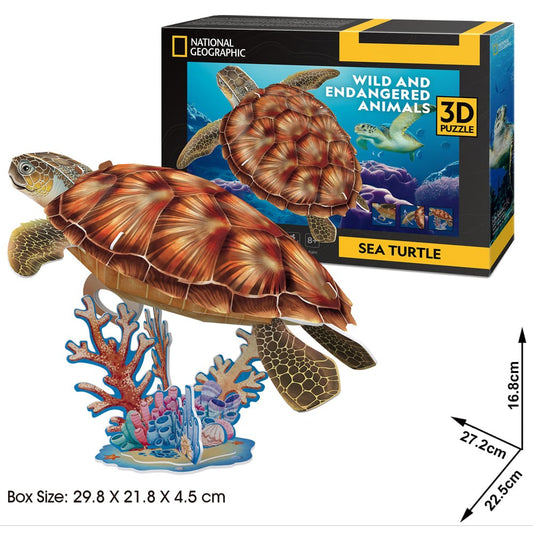3D Puzzle - National Geographic: Sea Turtle