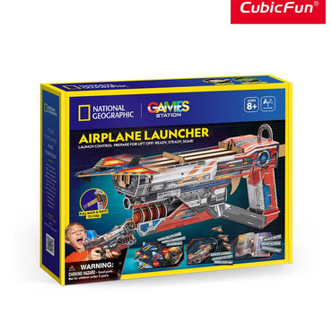 3D Puzzle - Blue Box - Airplane Launcher