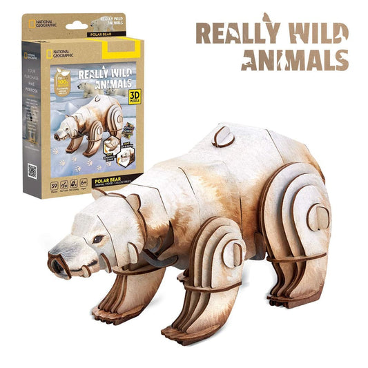 3D Puzzle - National Geographic: Polar Bear