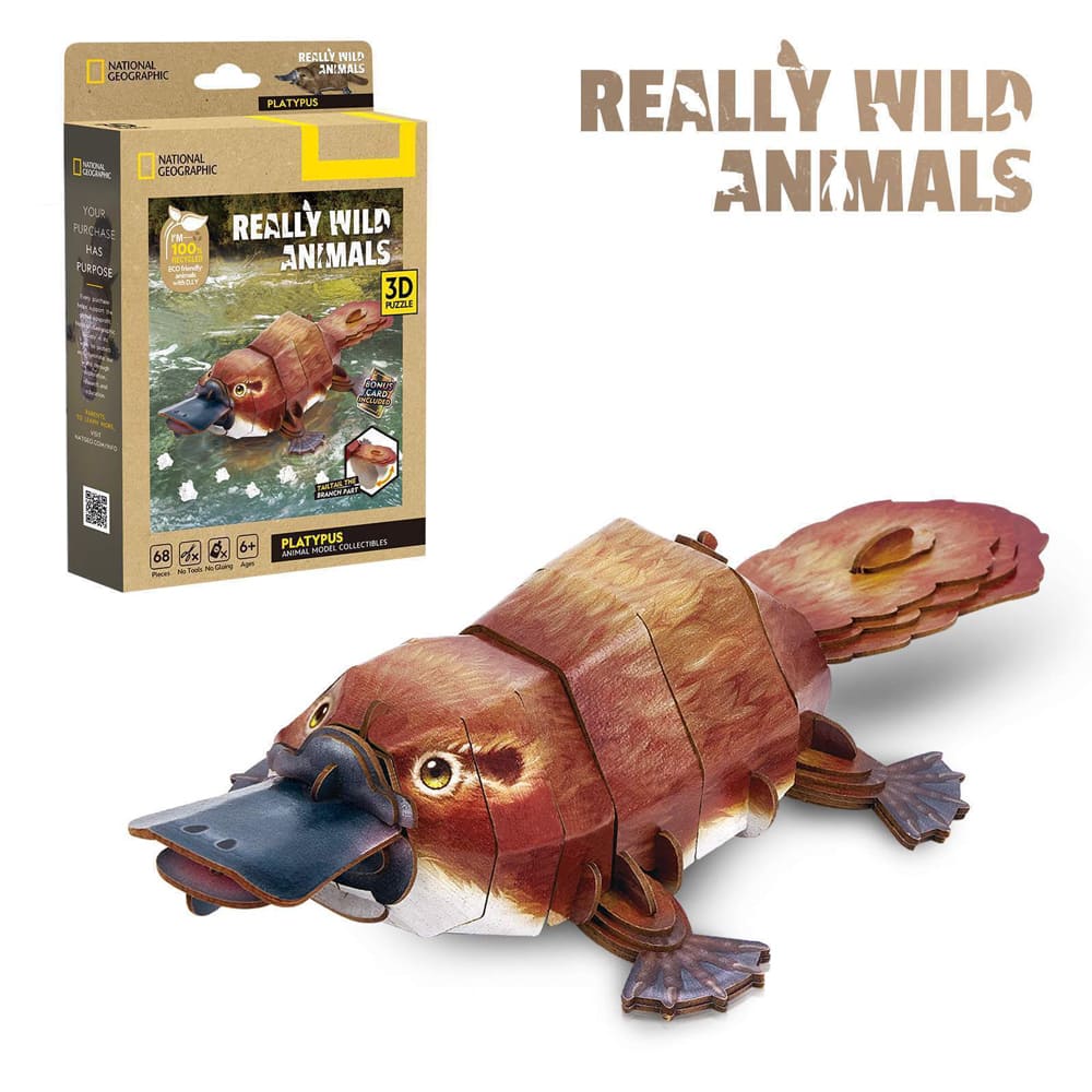 3D Puzzle - National Geographic: Platypus