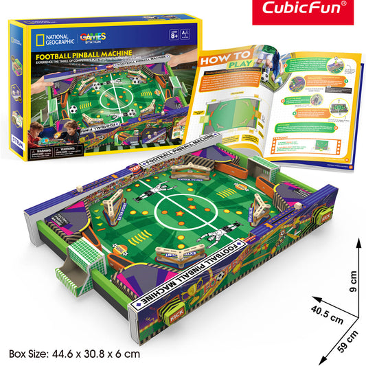 3D Puzzle - Blue Box - Football Pinball Machine