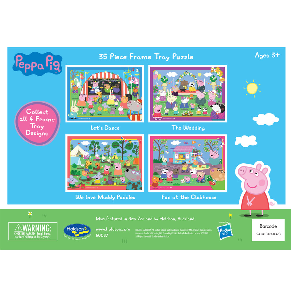 Set of Four Peppa Pig Series 5 35pc Frame Tray Assorted