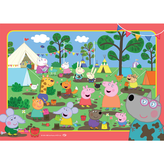 Set of Four Peppa Pig Series 5 35pc Frame Tray Assorted