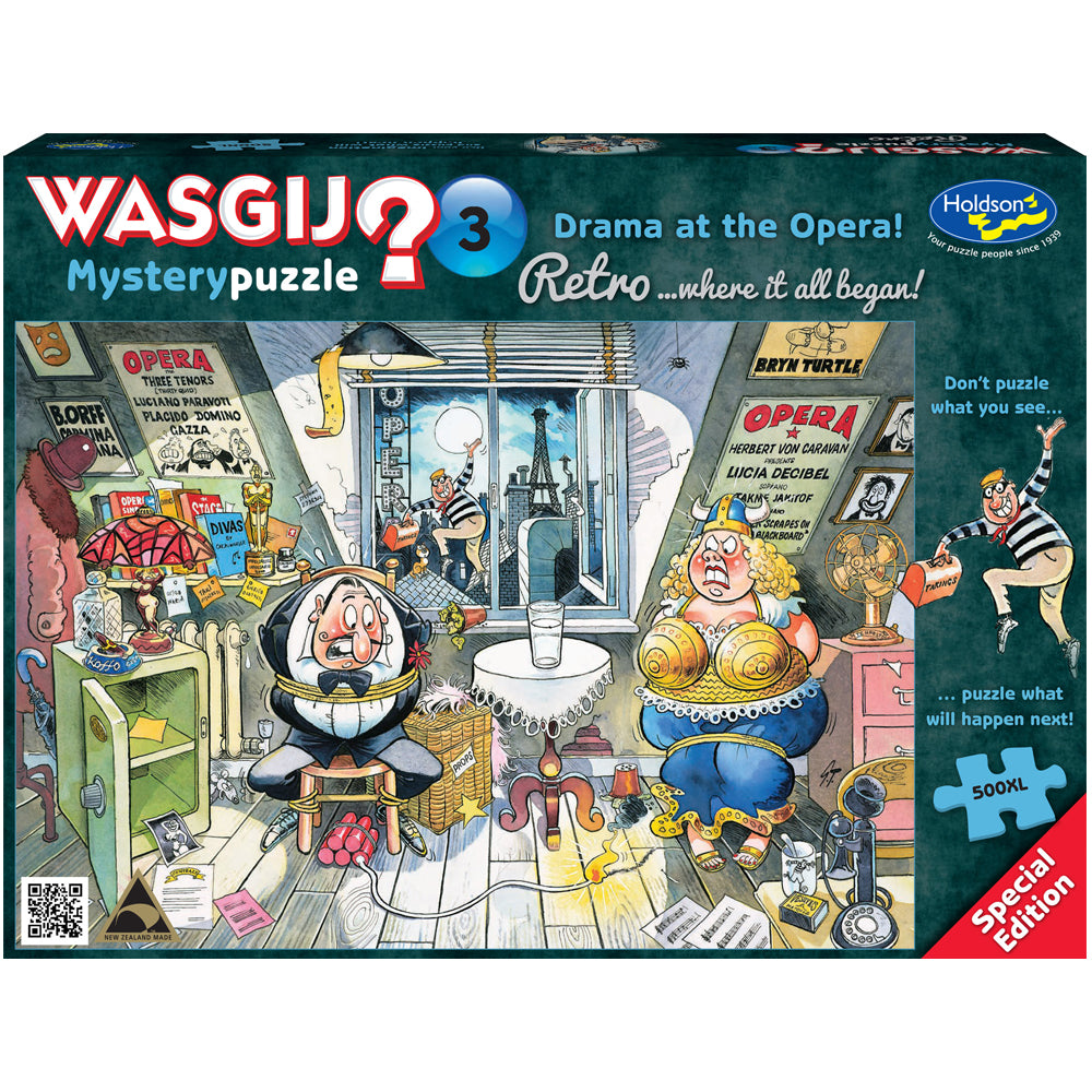 Wasgij? Retro Mystery #3 Drama at the Opera, 500XL pc