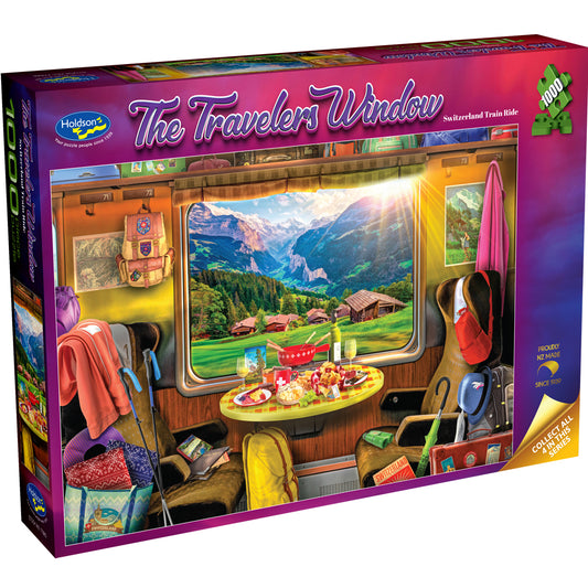 The Travelers Window, Switzerland Train Ride, 1000pc