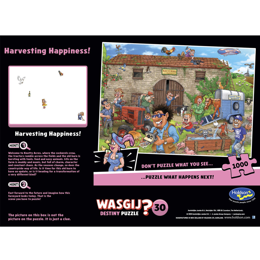 Wasgij Destiny #30 - Harvesting Happiness 1000pc