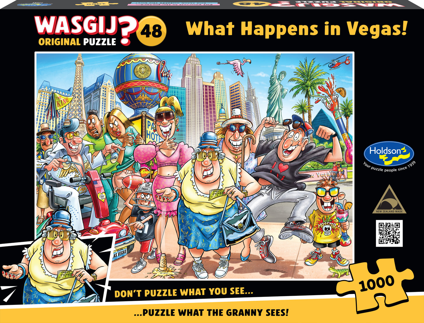 Puzzle - Holdson - Wasgij? Original 48 What Happens in Vegas - 1000pc