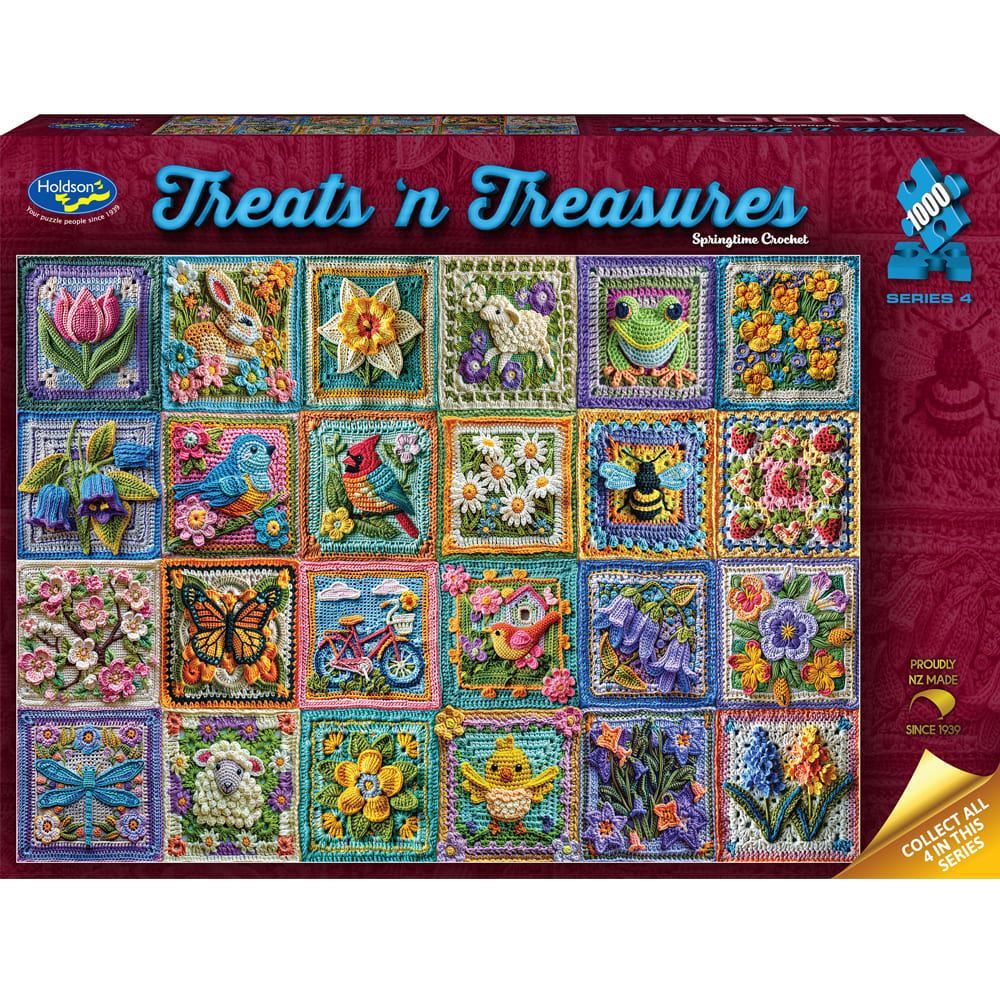 Treats N Treasures 4, Springtime Crochet, 1000pc