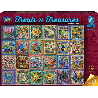 Treats N Treasures 4, Springtime Crochet, 1000pc