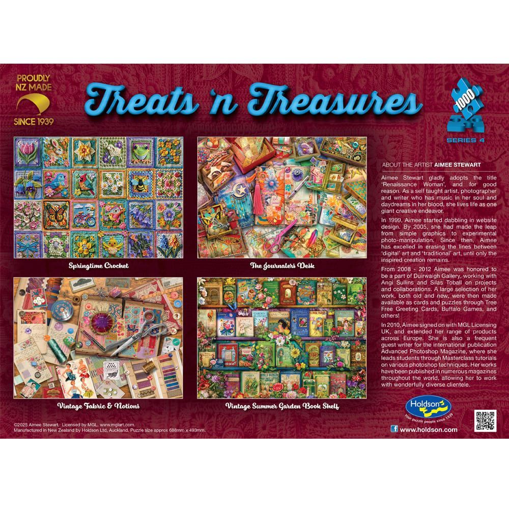 Treats N Treasures 4, Springtime Crochet, 1000pc