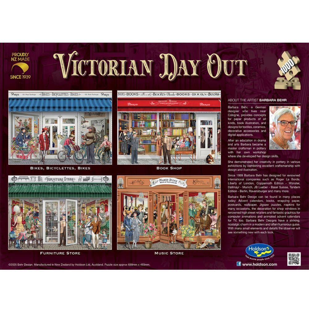 Victorian Day Out, Book Shop, 1000pc