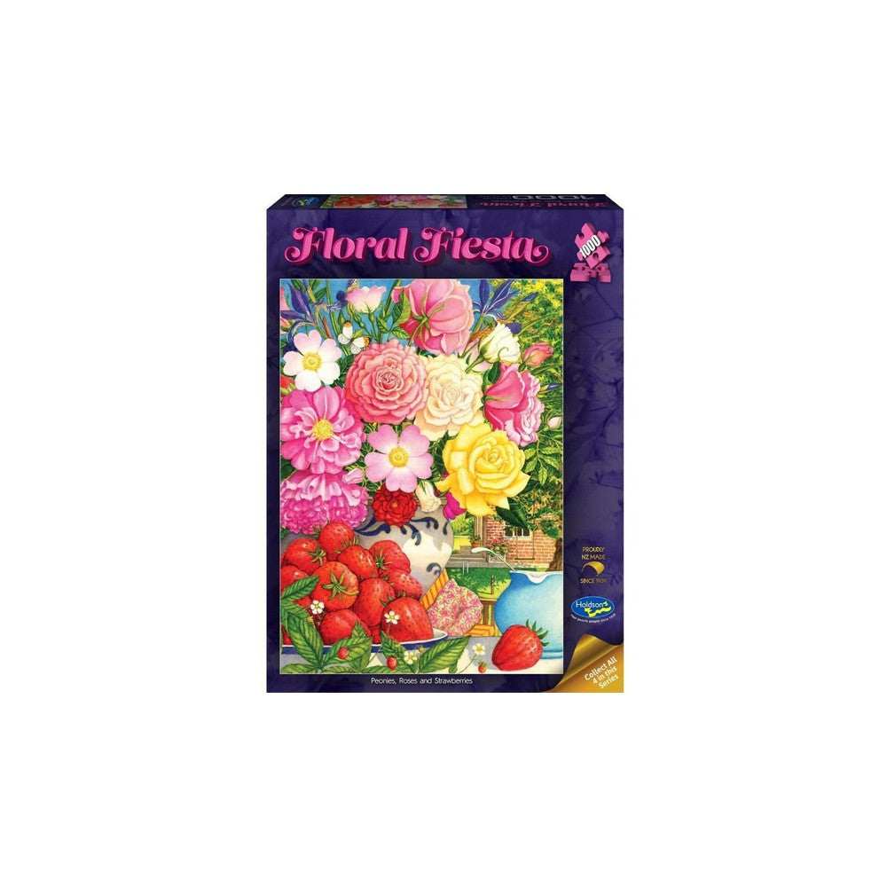 Puzzle - Holdson - Floral Fiesta Peonies & Strawb
