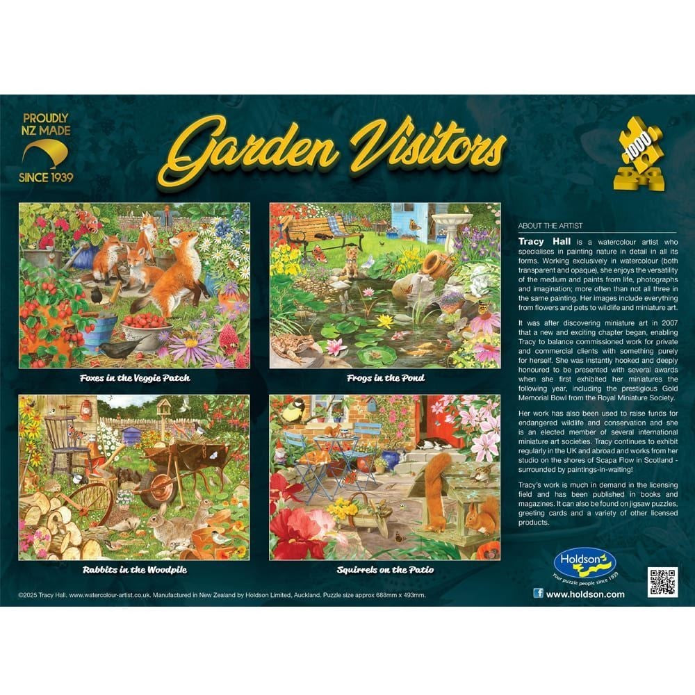 Puzzle - Holdson - Garden Visitors Squirrels 1000
