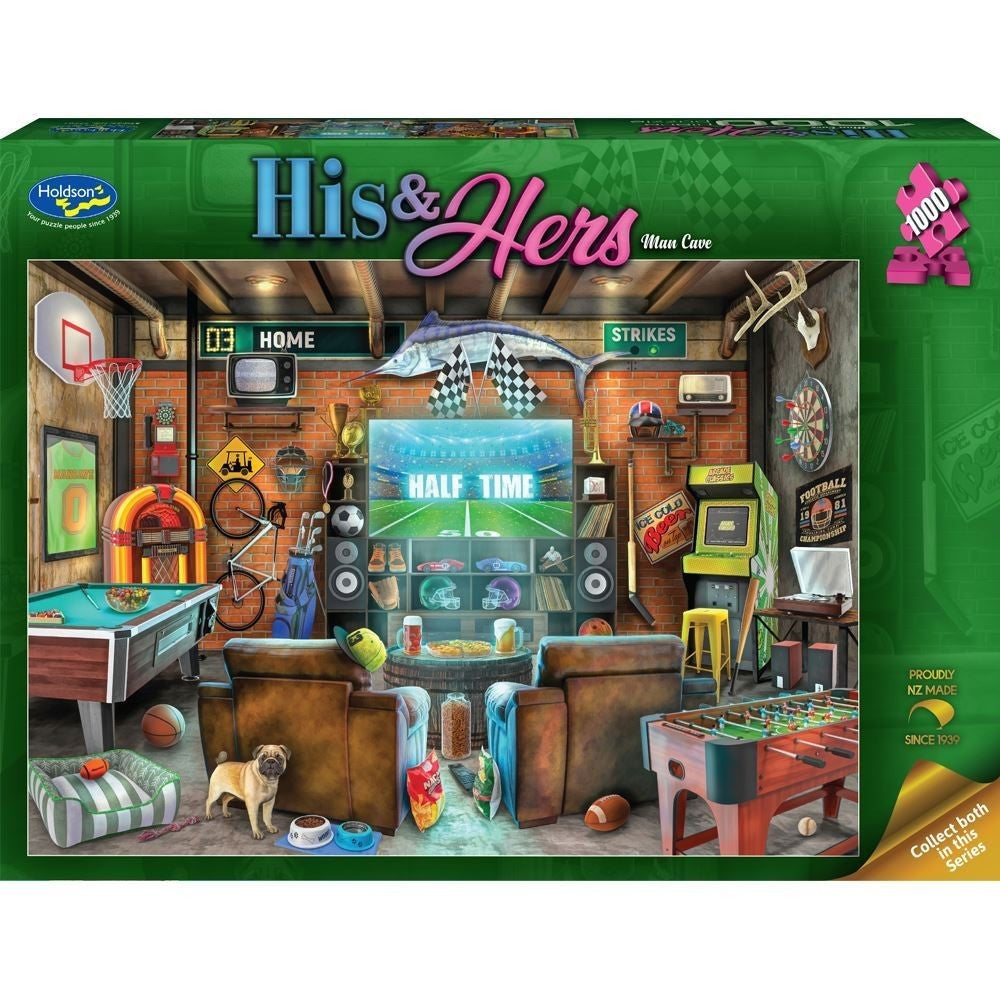 Puzzle - Holdson - His & Hers Man Cave 1000Pc