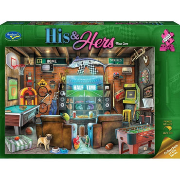 Puzzle - Holdson - His & Hers Man Cave 1000Pc