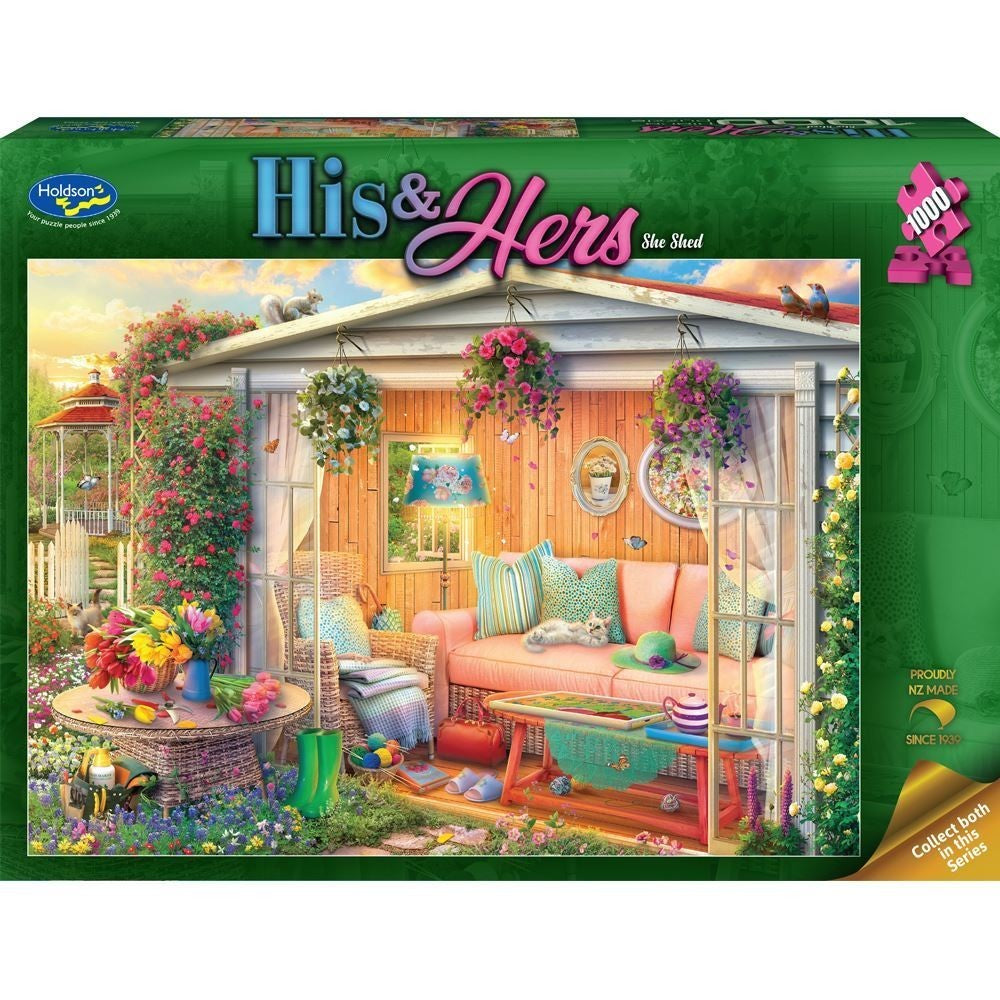 Puzzle - Holdson - His & Hers She Shed 1000Pc