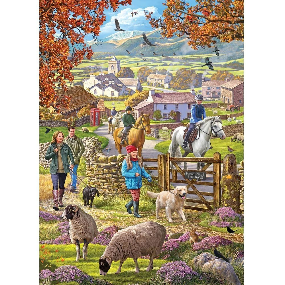 Puzzle - Holdson - Horse & Hound Autumn Walk 1000