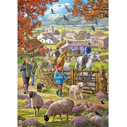 Puzzle - Holdson - Horse & Hound Autumn Walk 1000