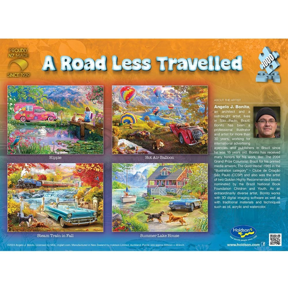 Puzzle - Holdson - Road Less Traveld;Hippie 1000P