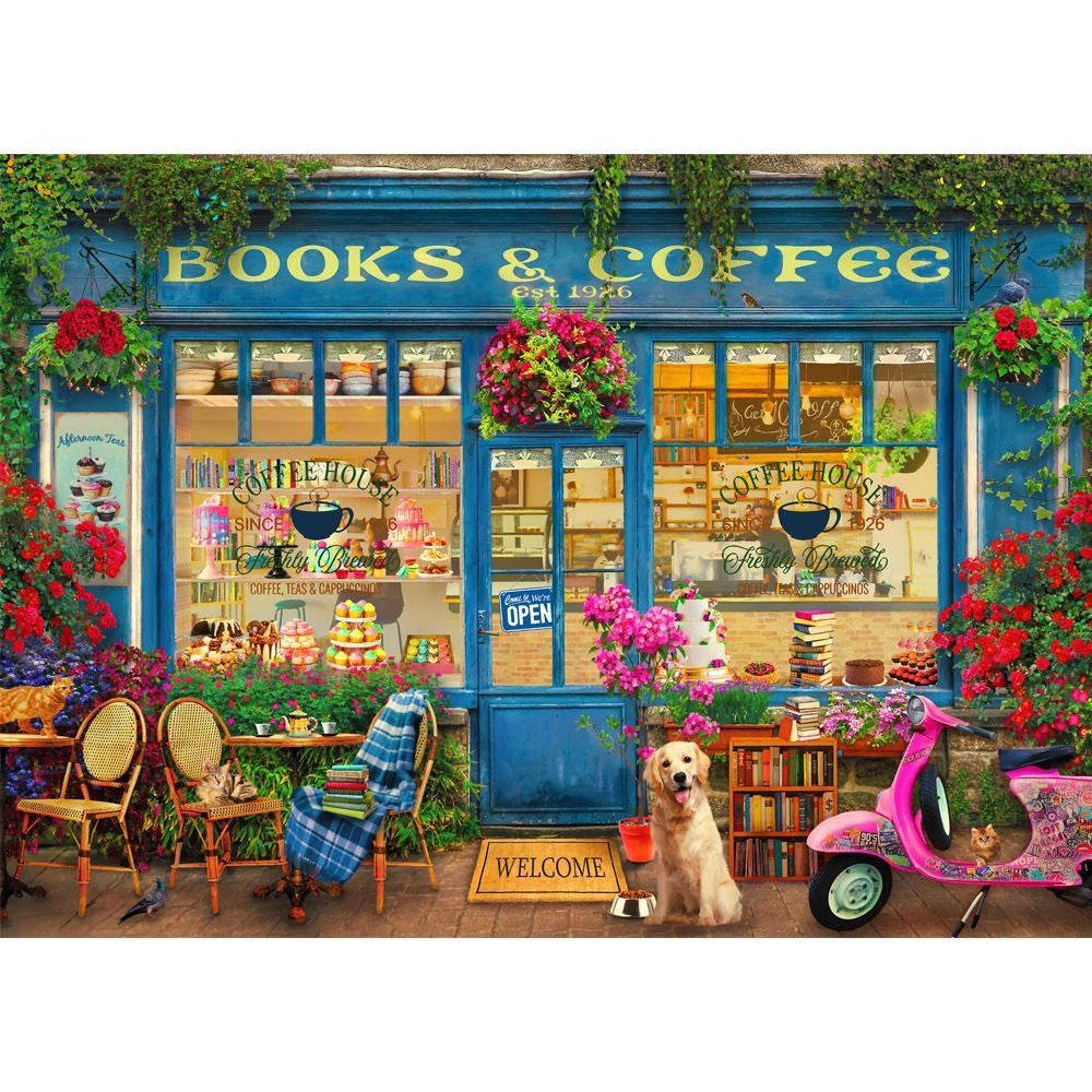 Puzzle - Holdson - Time To Shop 2 Books & Coffee