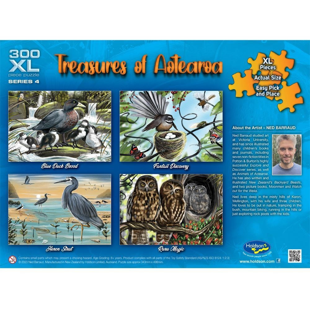 Puzzle - Holdson - Treasures Aote Ducks 300Pcxl