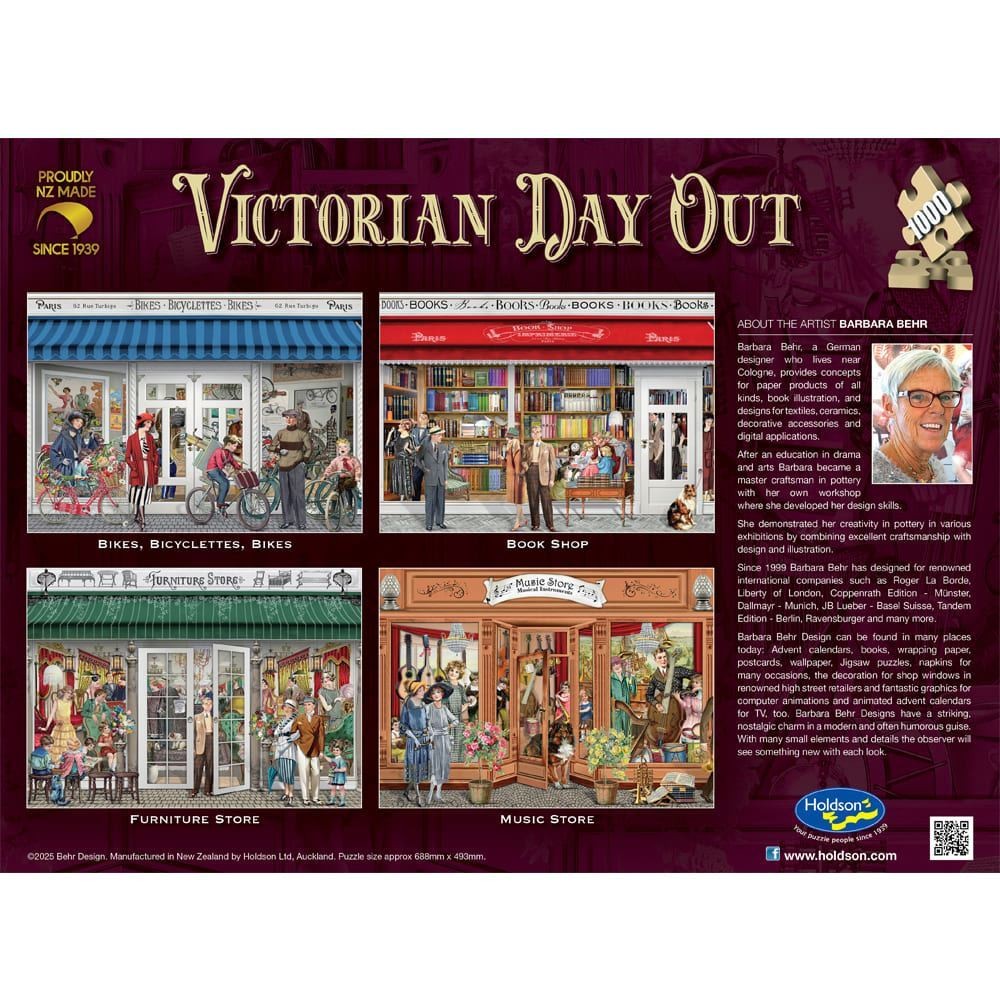 Puzzle - Holdson - Victorian Day Out Bikes 1000Pc