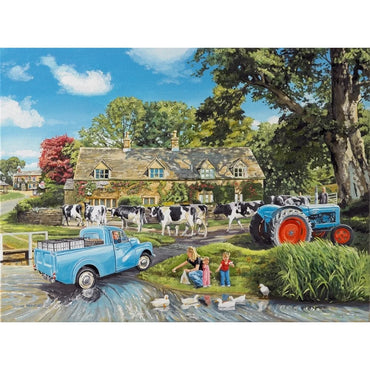 Puzzle - Holdson - Village Kids Crossing The Ford