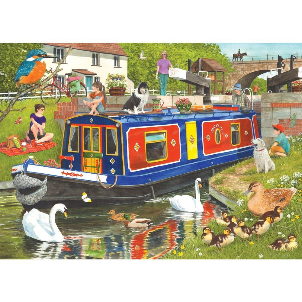 Puzzle - Holdson - Weekend Away Narrowboat 1000Pc