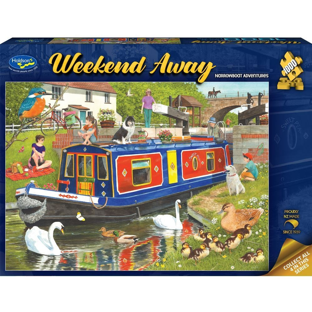 Puzzle - Holdson - Weekend Away Narrowboat 1000Pc