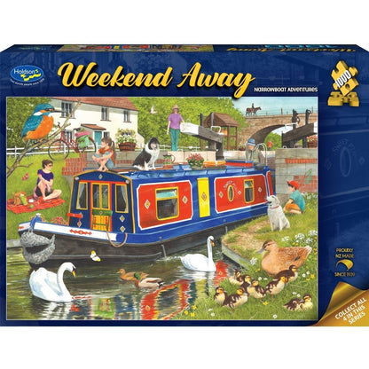 Puzzle - Holdson - Weekend Away Narrowboat 1000Pc