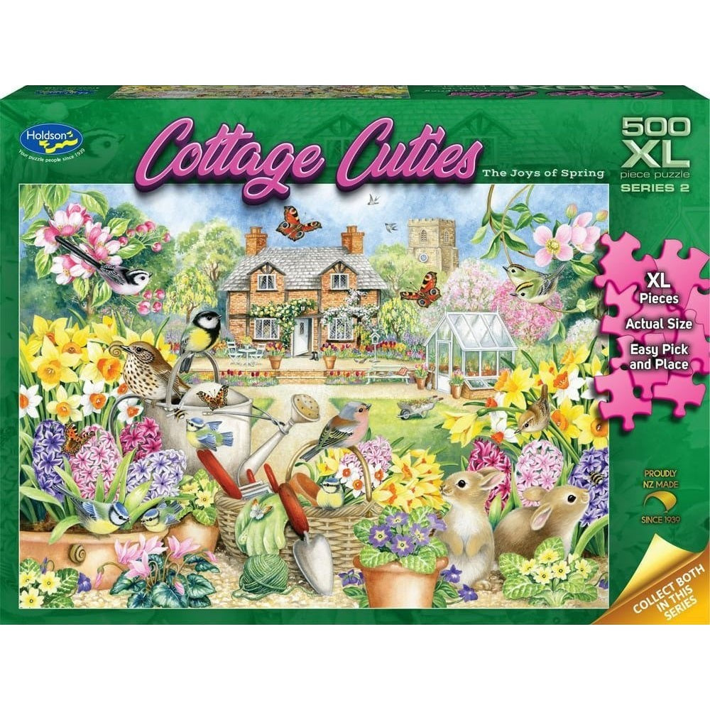 Puzzle - Holdson - Cottage Cuties Series 2, Joys of Spring - 500Pc