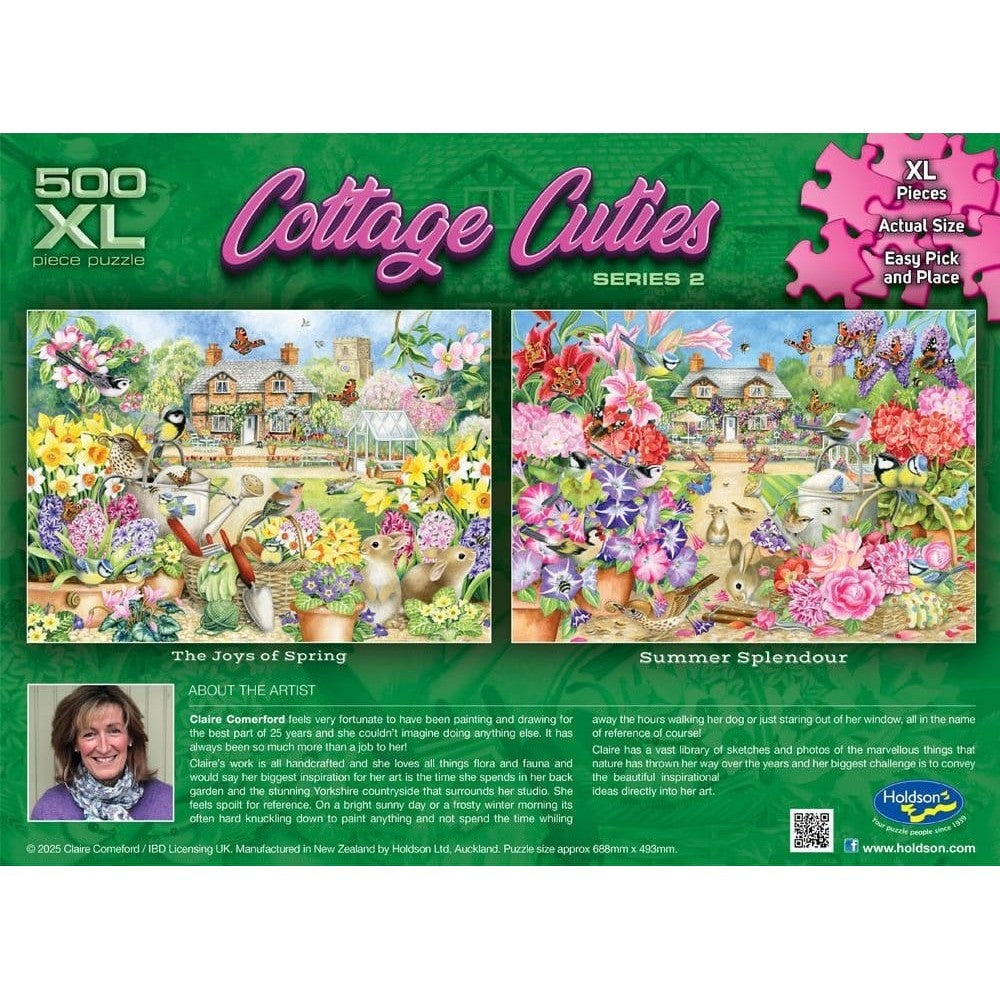 Puzzle - Holdson - Cottage Cuties Series 2, Joys of Spring - 500Pc
