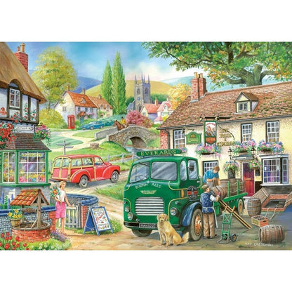 Puzzle - Holdson - Country Charm, Roll out the Barrel - 1000Pc