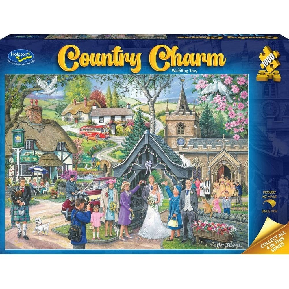 Puzzle - Holdson - Country Charm, Wedding Day - 1000Pc