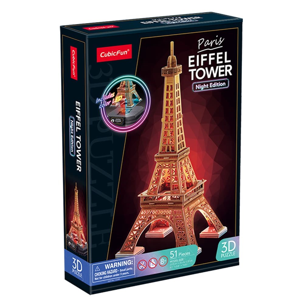 3D Puzzle - Eiffel Tower Night Edition