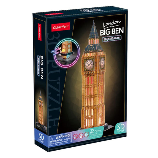 3D Puzzle - Big Ben Night Edition