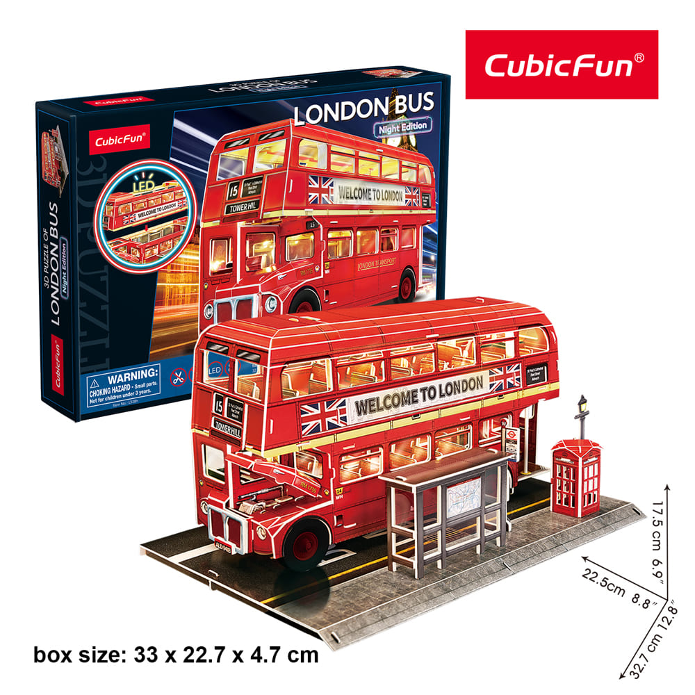 3D Puzzle - London Bus