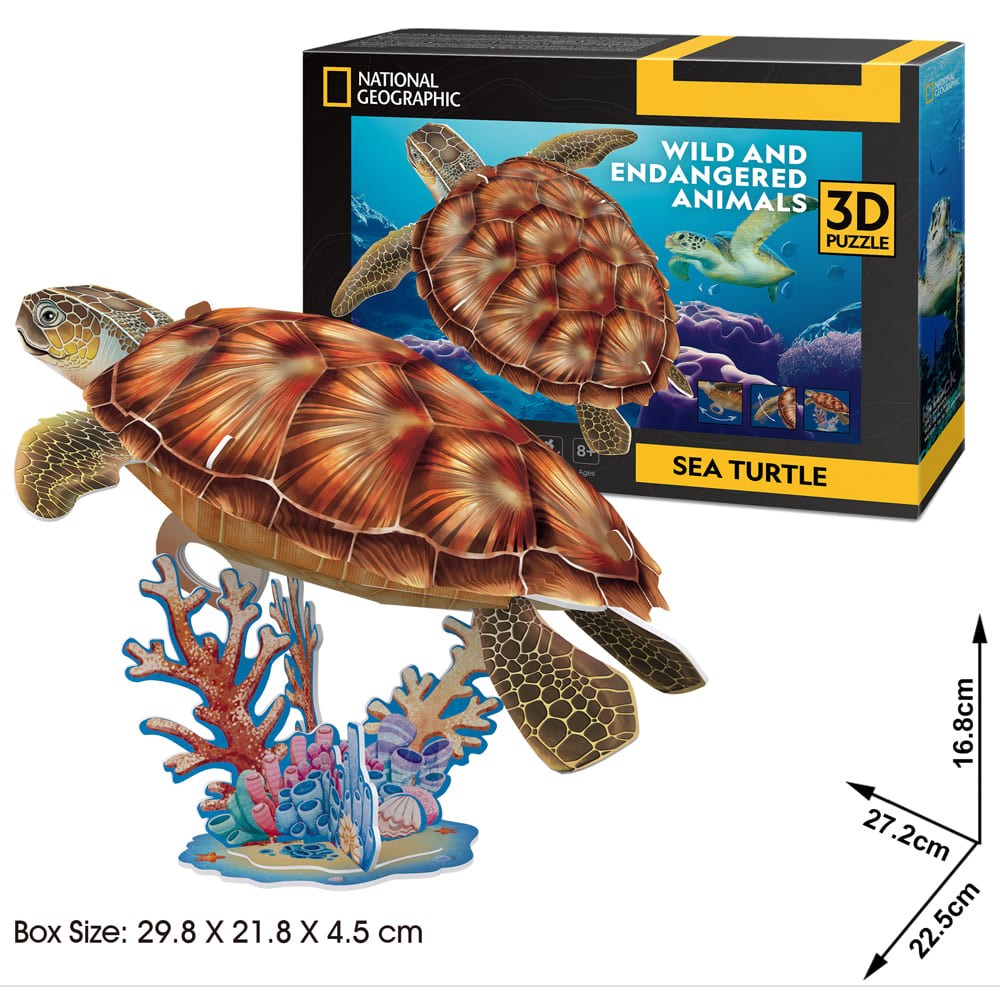 3D Puzzle - National Geographic: Sea Turtle
