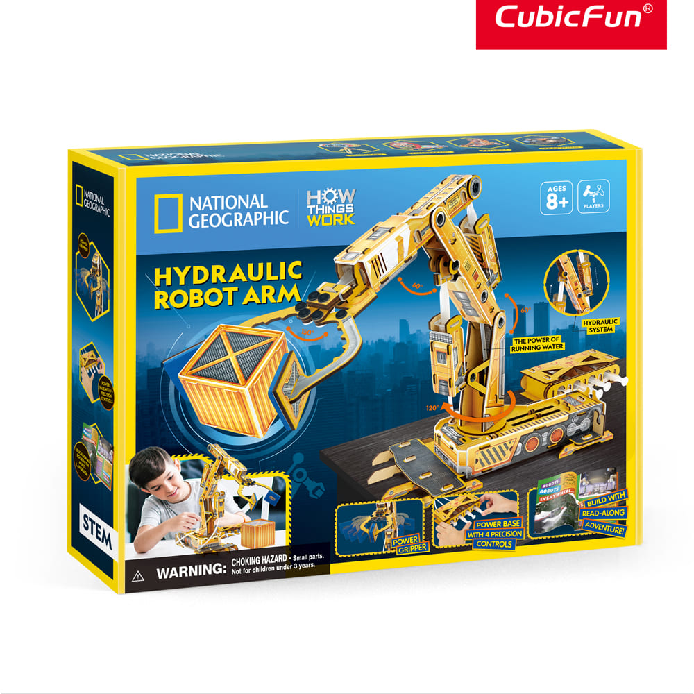 3D Puzzle - Hydraulic Robot Arm