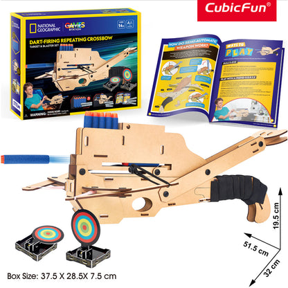 3D Puzzle - Blue Box - Dart Firing Crossbow