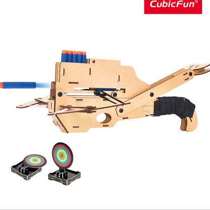 3D Puzzle - Blue Box - Dart Firing Crossbow