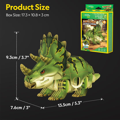 3D Puzzle - National Geographic: Triceratops