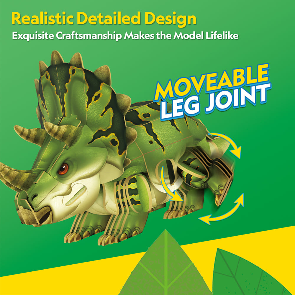 3D Puzzle - National Geographic: Triceratops