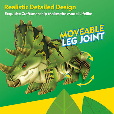 3D Puzzle - Dinosaur Unlikely Friends: Triceratops